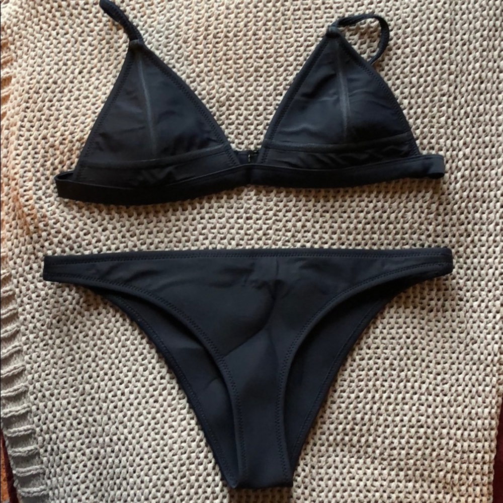 Triangl Navy Blue Bikini